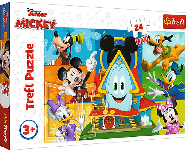 Explore the best puzzle in our collection Puzzle Maxi 24 pieces Mickey Mouse and Trefl friends (5900511143515)