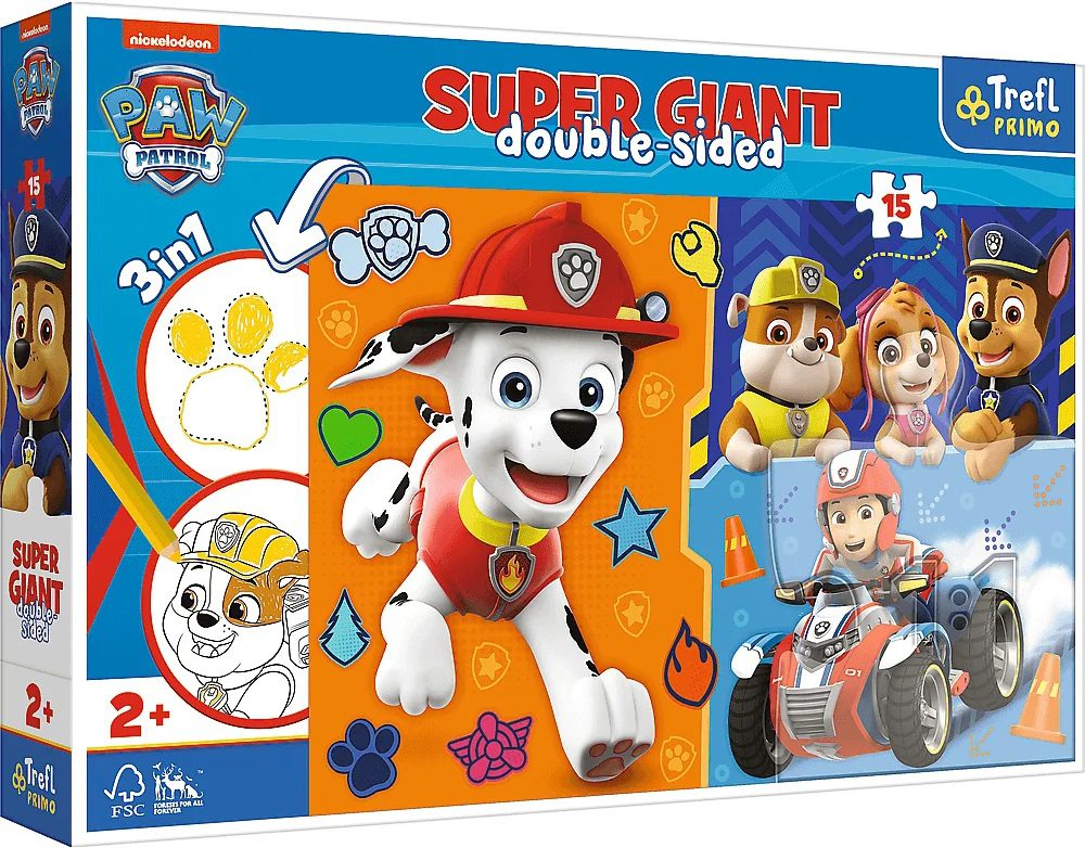 Explore the best puzzle in our collection Puzzle 15 pieces GIANT Meet Paw Patrol Trefl (5900511420012)