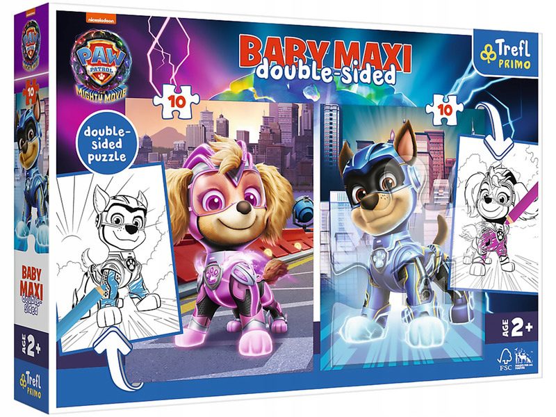 Explore the best puzzle in our collection Puzzle 2×10 Baby Maxi Heroic TREFL dogs (5900511430073)
