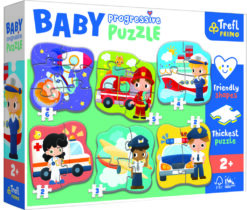 Explore the best puzzle in our collection Puzzle 2x3x4x5x6 pieces Baby Progressive Professions and vehicles Trefl (5900511440010)