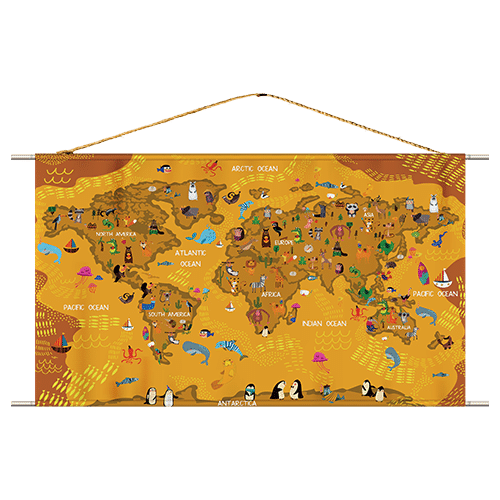 Explore the best puzzle in our collection Animals Map (6223006027343)