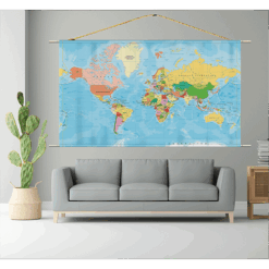Explore the best puzzle in our collection World Map Poster (622300607312)