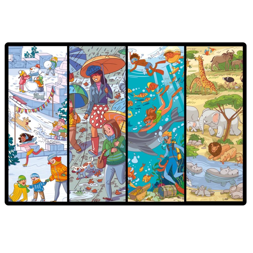 Explore the best puzzle in our collection The Kids Puzzles ( 4 in 1) ()