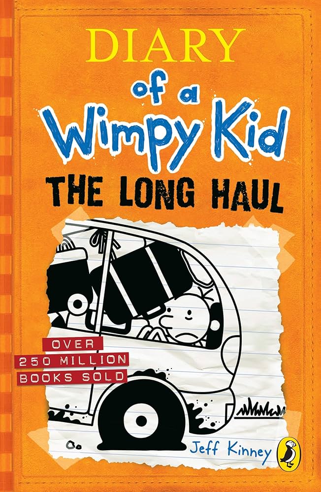 Top English children's book at Kalimat Bookstore – 'The Long Haul (Diary of a Wimpy Kid book 9)' (SKU: 9780141354224) (كتب اطفال باللغة الانجليزية)