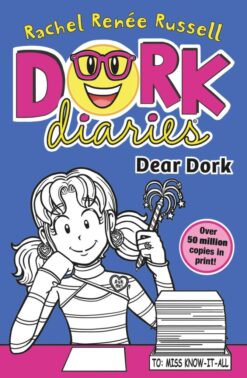 Top English children's book at Kalimat Bookstore – 'Dork Diaries: Dear Dork' (SKU: 9781398527591) (كتب اطفال باللغة الانجليزية)