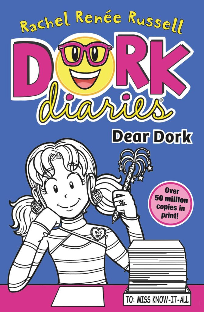 Top English children's book at Kalimat Bookstore – 'Dork Diaries: Dear Dork' (SKU: 9781398527591) (كتب اطفال باللغة الانجليزية)