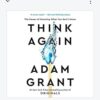 Explore the best English Book Think Again (9781984878120)