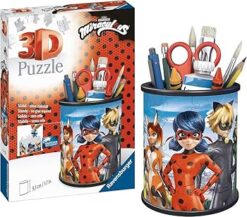Explore the best puzzle in our collection 3D Puzzle – Pencil Cup – Miraculous 54 piece jigsaw puzzle (4005556112784)