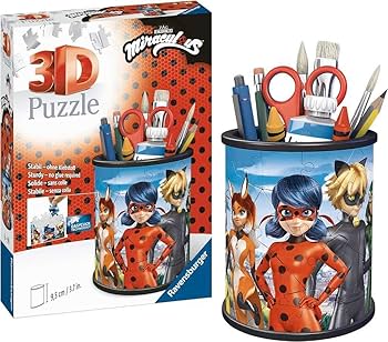 Explore the best puzzle in our collection 3D Puzzle – Pencil Cup – Miraculous 54 piece jigsaw puzzle (4005556112784)