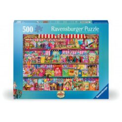 Explore the best puzzle in our collection Ravensburger Aimee Stewart The Sweet Shop 500 Piece Puzzle (4005556146536)