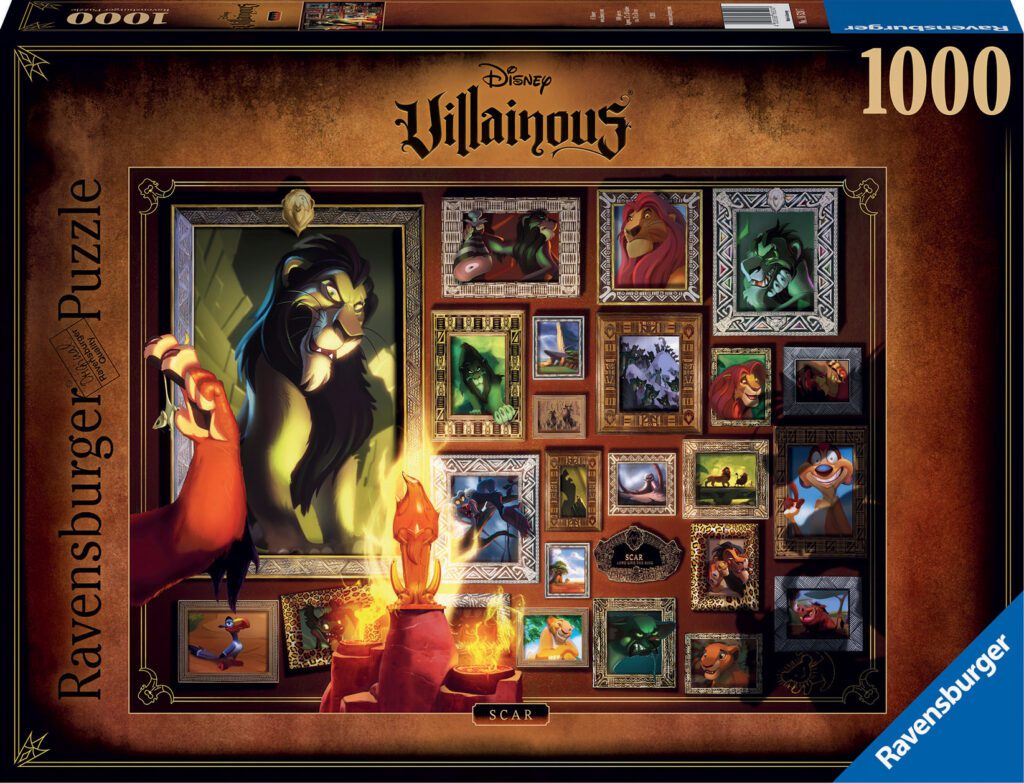 Explore the best puzzle in our collection Ravensburger – 1000 Piece Disney Villainous – Scar (4005556165247)