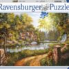 Explore the best puzzle in our collection Ravensburger – 500 Piece – Cottage by the River (4005556165827)