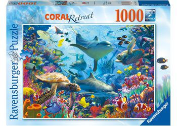 Explore the best puzzle in our collection Ravensburger Coral Retreat 1000 Piece Jigsaw Puzzle (4005556175505)