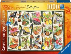 Explore the best puzzle in our collection Ravensburger 1000 piece Jigsaw Puzzle Tropical Butterflies (4005556176243)