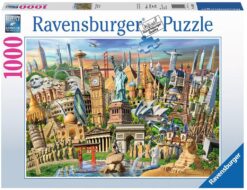 Explore the best puzzle in our collection Ravensburger  “World Landmarks” – 1000 pieces puzzle (4005556198900)