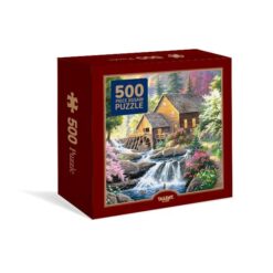 500 Pieces Puzzle - Spring and Waterfall