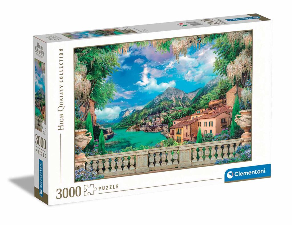 Puzzle 3000 pieces HQ Lush Terrace on Lake Clementoni