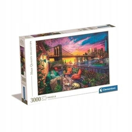 Puzzle 3000 pieces Manhattan Balcony Sunset Clementoni