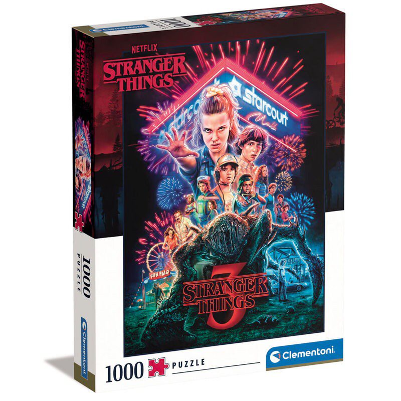 Clementoni - Stranger Things 3 Puzzle 1000 Pieces