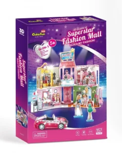 Super Star Fashion Mall 3D Jigsaw Puzzle – 157 Pcs
