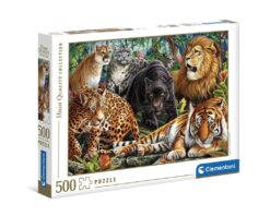 Clementoni Puzzle Wild Cats, 500pcs