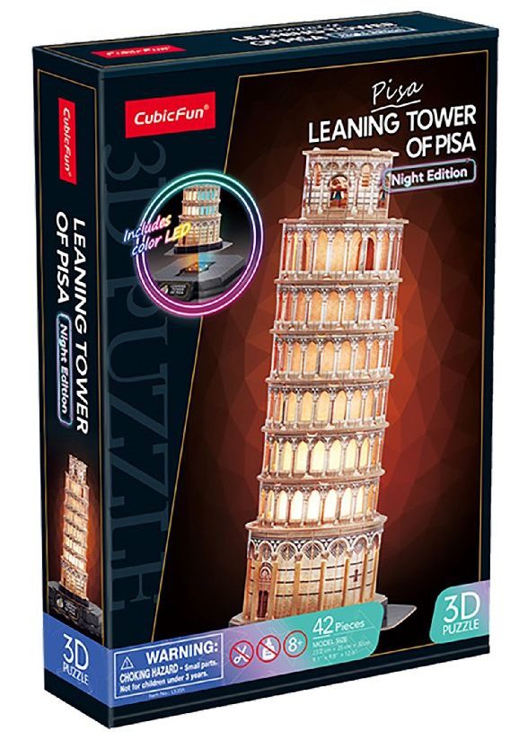 CubicFun Night Edition 3D Puzzle Tower of Pisa