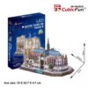 Notre Dame de Paris Cathedral 3D Puzzle