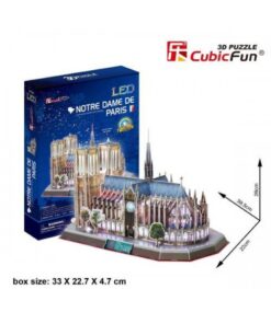 Notre Dame de Paris Cathedral 3D Puzzle