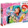 Clementoni Jigsaw Puzzle Super Color Disney Princess II, 60 pcs.