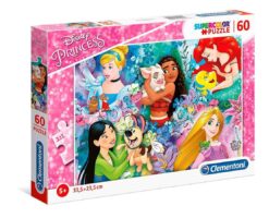Clementoni Jigsaw Puzzle Super Color Disney Princess II, 60 pcs.
