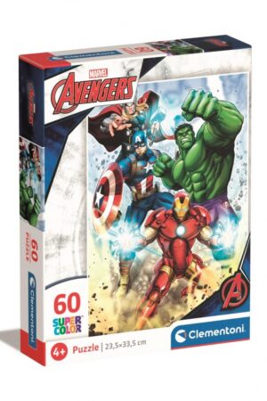 Clementoni Kids Marvel Avengers - puzzle, 60pcs.
