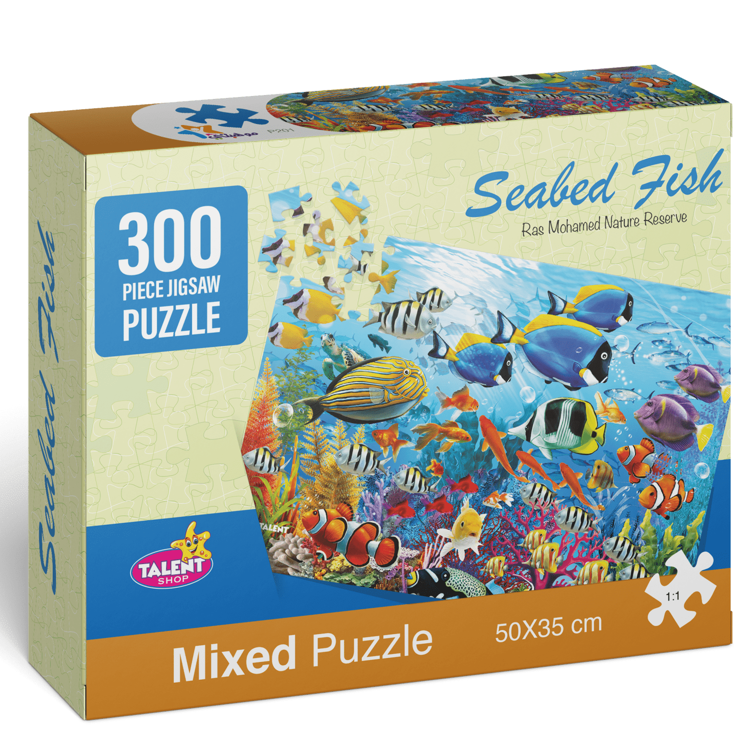 Seabed Fish 300 Pieces Puzzle
