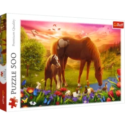 Trefl Horses in the Meadow 500 Piece Puzzle