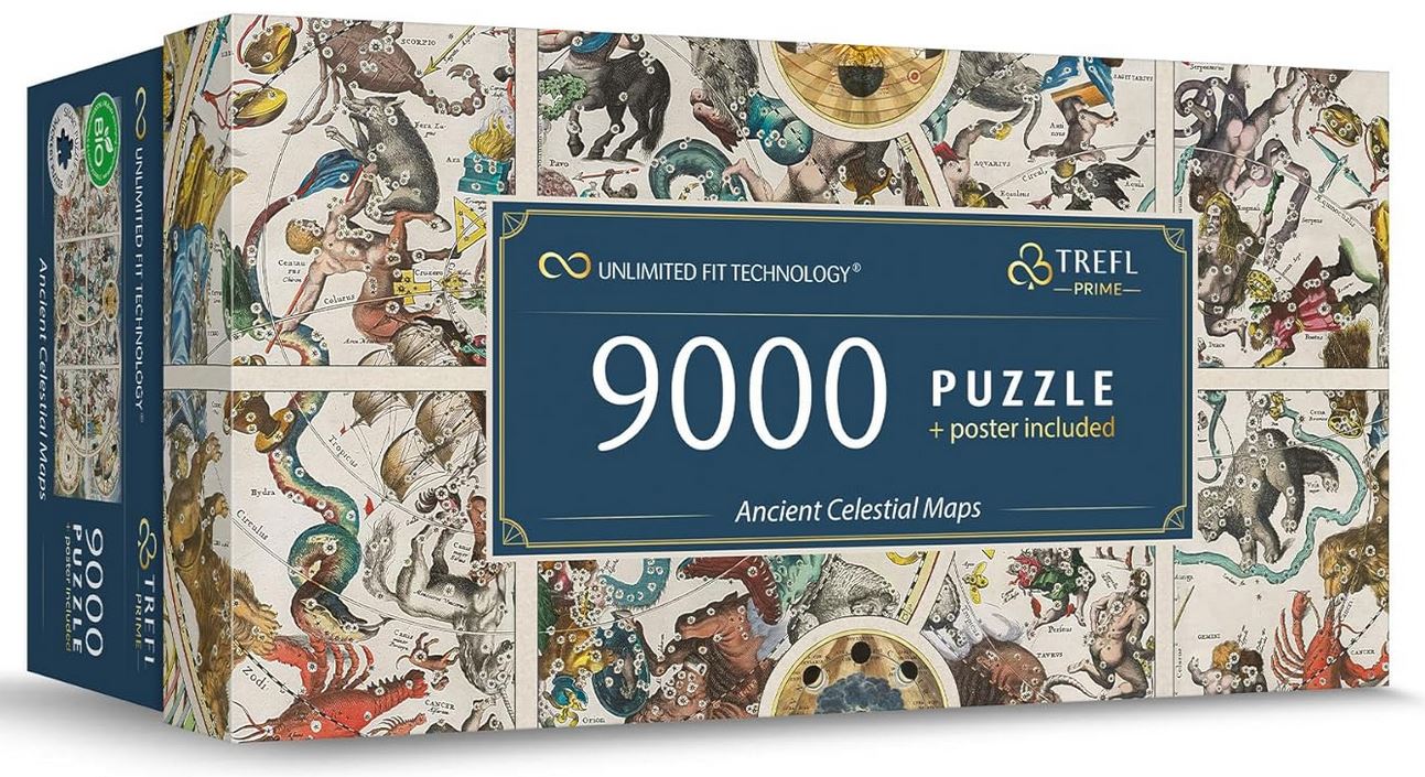 Puzzle Prime 9000 Piece Ancient Celestial Maps