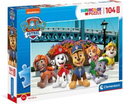 Clementoni Supercolor Maxi Puzzle Paw Patrol 104 Extra-Large Pieces