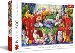 Kittens on the Sofa puzzle 1500 pieces