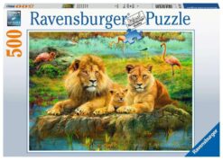 Lions in Savannah 500pc Puzzle