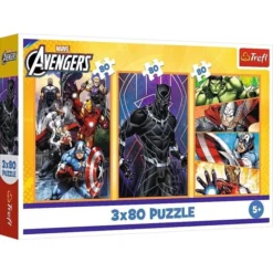 Trefl Avengers - 3 x 80 piece puzzle