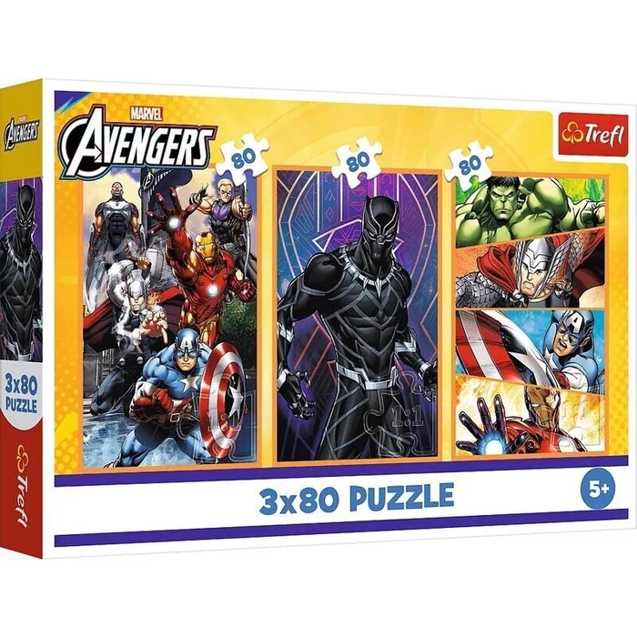 Trefl Avengers - 3 x 80 piece puzzle