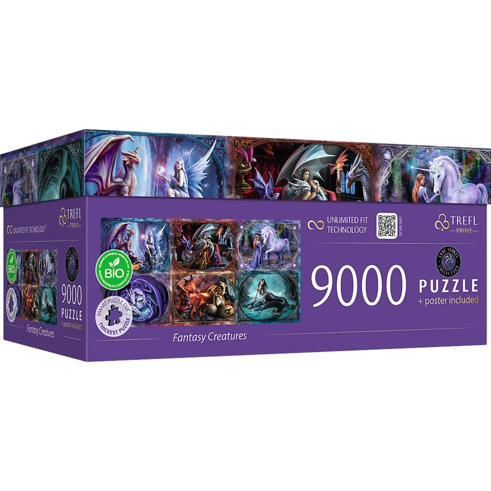 Trefl Prime 9000 Piece Puzzle - Fantasy Creatures - Anne Stokes