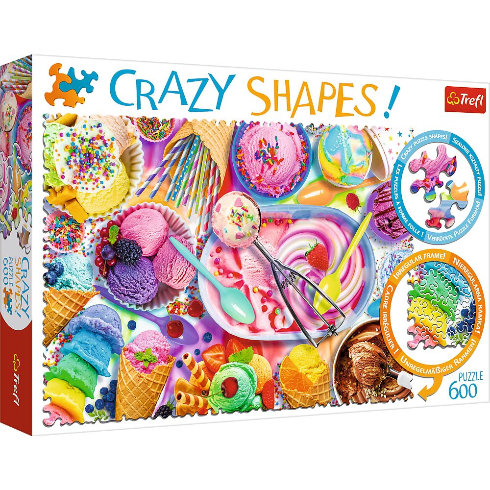 Trefl Puzzle Shapes sweets 600 pieces