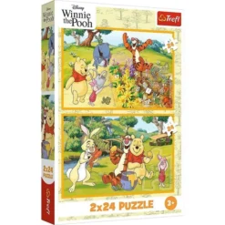 Trefl Winnie the Pooh and Friends - In the Garden - 2 x 24 piece puzzle