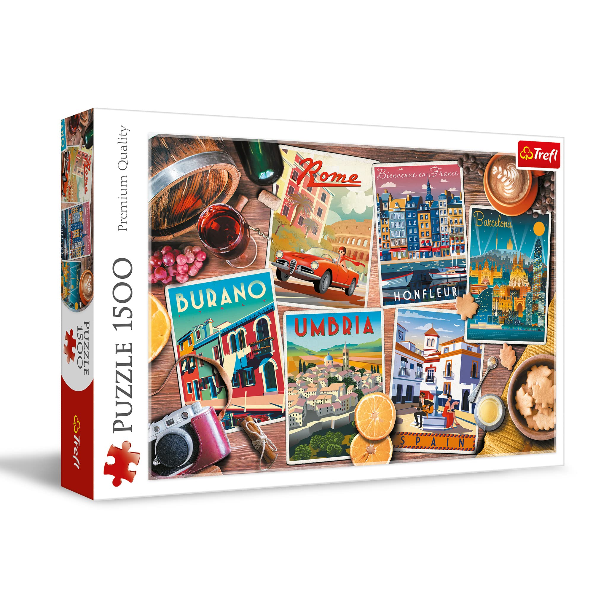 Trefl – Traveling around Europe – 1500 Piece