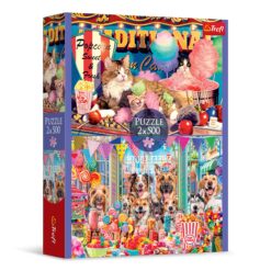 2 Puzzles - Fluffy friends 500 pieces puzzle