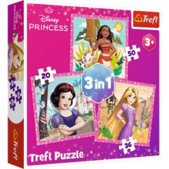 3-in-1 Puzzle (20+36+50 pieces) Beautiful Flowers Trefl