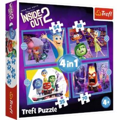 4-in-1 Puzzle - Inside Out 2 (35+48+54+70 pieces) Trefl