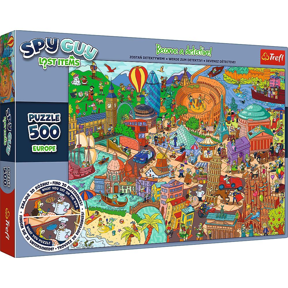 CUBES PUZZLE 500 Spy Guy Lost Items Europe