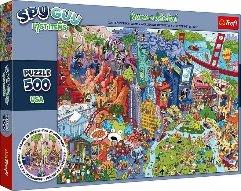 CUBES PUZZLE 500 Spy Guy Lost