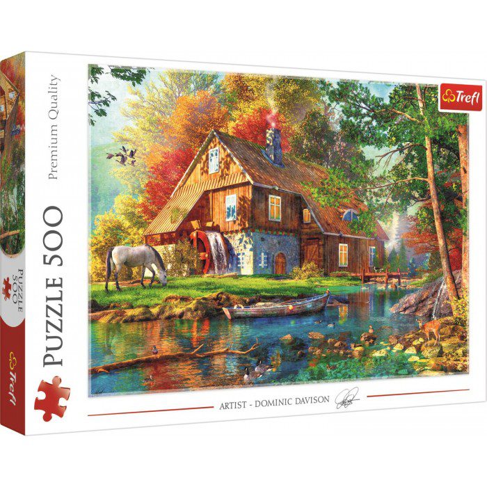 Cottage by the river 500 piece puzzle