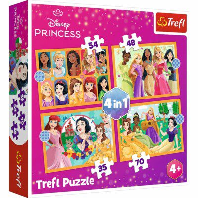 Disney 4-in-1 Puzzle, Fairytale Stories